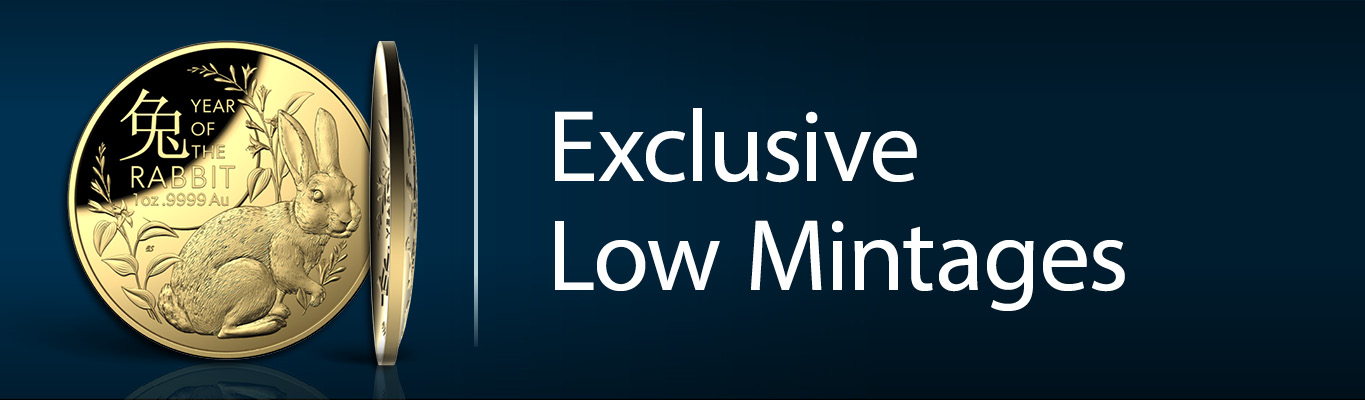 Exclusive low Mintage Coins