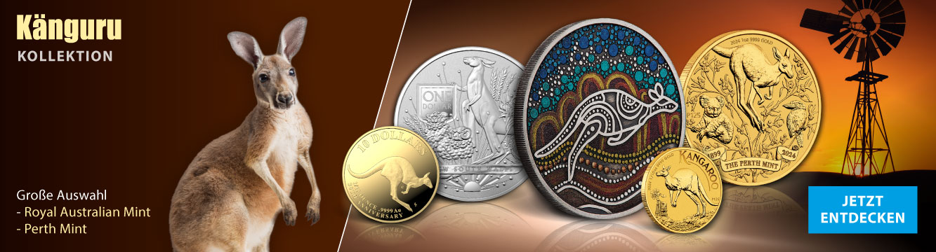 Känguru Münzen Kollektion