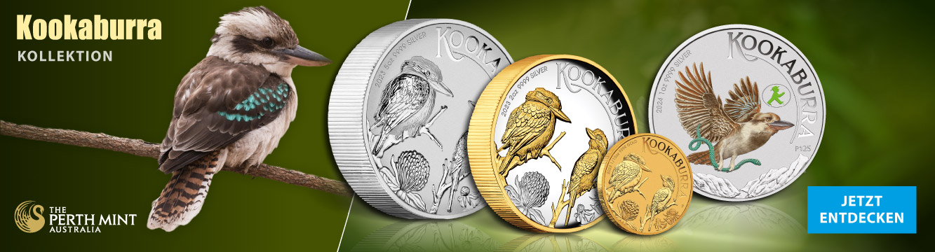 Australischer Kookaburra Münzen Kollektion