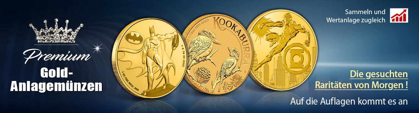 Premium Gold-Anlagemünzen