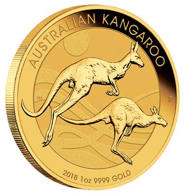 AUSTRALIA PROOF KANGAROO DOLLAR GOLD FILLED BEZEL PENDANT 28" FOXTAIL CHAIN 