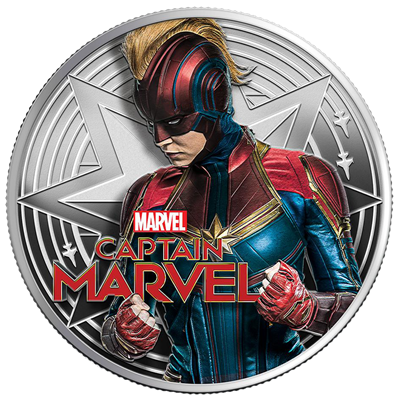 2019 CAPTAIN AMERICA SHIELD PROOF IN-STOCK!! 10 GRAM SILVER COIN PROOF