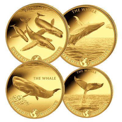 Details about   Congo Whale gildet 2020 1 OZ Ounce .9999 Silver African Wildlife series capsule 